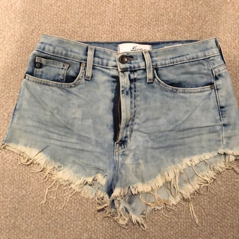 Denim shorts